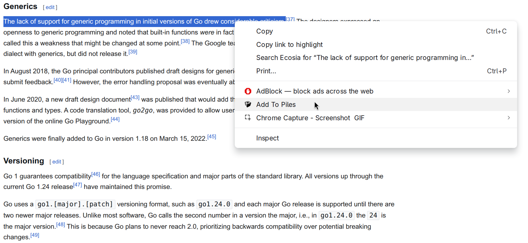 Show HN: Piles – zero-interaction web clipping